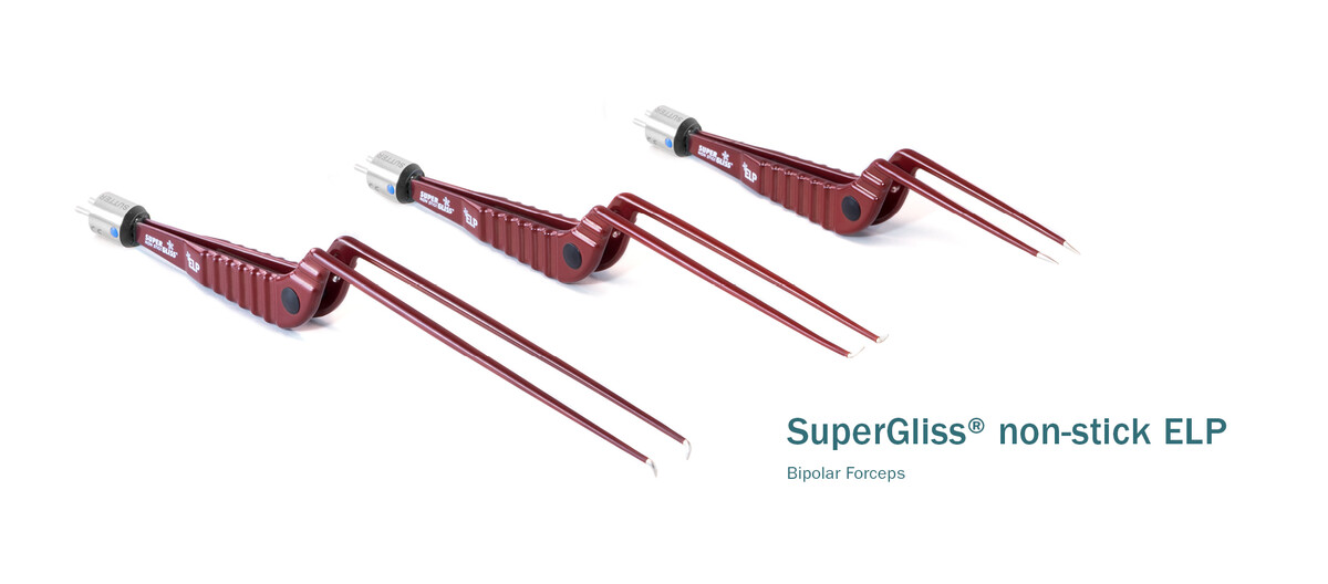 US SuperGliss non-stick Bipolar Forceps ELP Banner