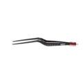 SuperGliss® non-stick bipolare Pinzette mit abgewinkelter Spitze und ergonomischem Griff für präzises Arbeiten und reduziertes Anhaften von Gewebe während der Koagulation.