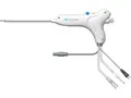CLEARMIND medical device with long probe and rear cable connections for use in neurosurgery or ENT procedures.