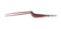 Lange braune bipolare Pinzette mit gerader Spitze vor weißem Hintergrund.