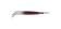 Kurze braune bipolare Pinzette mit abgewinkelter Spitze vor weißem Hintergrund.