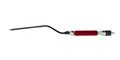 Angled bipolar forceps with red grip area